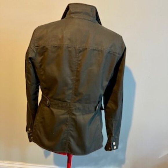J. Crew Relaxed Boyfriend Field Jacket, Mossy Brown size small - Picture 2 of 7
